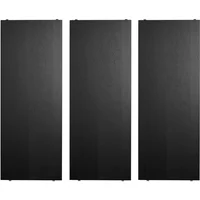 String Furniture String - Regalboden 78 x 30 cm (3er-Pack), Esche schwarz gebeizt