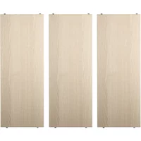String Furniture String - Regalboden 78 x 30 cm (3er-Pack), Esche