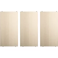 String Furniture String - Regalboden 58 x 30 cm (3er-Pack), Esche