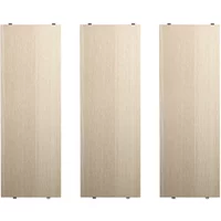 String Furniture String - Regalboden 58 x 20 cm (3er-Pack), Esche