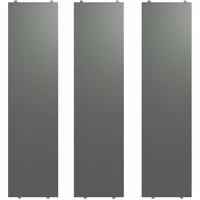 String Furniture String - Regalboden 78 x 20 cm (3er-Pack), dunkelgrau