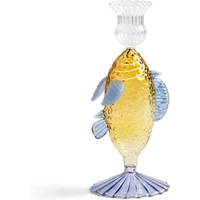 &klevering &klevering - Fish Kerzenhalter, gelb