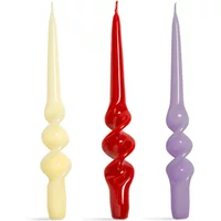 &klevering &klevering - Alpha Stabkerzen, sunset (3er-Set)