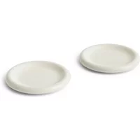 Hay HAY - Barro Teller Ø 18 cm, off-white (2er-Set)