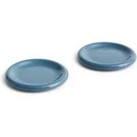 Hay HAY - Barro Teller Ø 18 cm, dunkelblau (2er-Set)