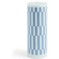 Hay HAY - Column Kerze L, light blue / dusty blue check