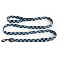 Hay HAY - Dogs Hundeleine, M/L, Check, blau / schwarz