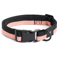 Hay HAY - Dogs Hundehalsband, M/L, rosa / schwarz