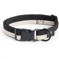 Hay HAY - Dogs Hundehalsband, M/L, schwarz / weiß