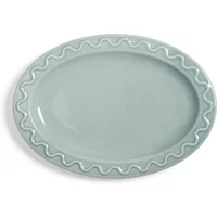 &klevering &klevering - Mochi Servierplatte, 22 x 31 cm, hellblau