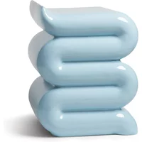 &klevering &klevering - Pillar Whip Beistelltisch, H 46 cm, pastellblau
