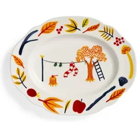 &klevering &klevering - Haines Servierplatte, 22 x 28 cm, mehrfarbig