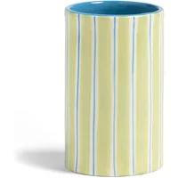 &klevering &klevering - Ray Vase 12,5 x Ø 8 cm, grün