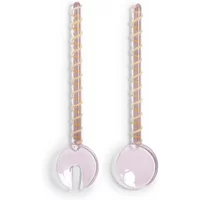 &klevering &klevering - Sling Salatbesteck, rosa