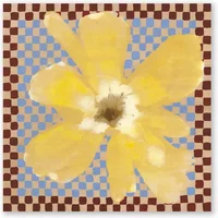Paper Collective Paper Collective - Flower with Checks 03 Poster, 30 x 30 cm