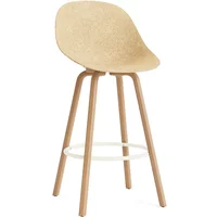 Normann Copenhagen Normann Copenhagen - Mat Barstuhl 75 cm, hemp / cream