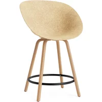 Normann Copenhagen Normann Copenhagen - Mat Barstuhl 65 cm, hemp / schwarz