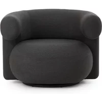 Normann Copenhagen Normann Copenhagen - Burra Outdoor Lounge Chair mit Rückdrehfunktion, chestnut (Natté 10102)