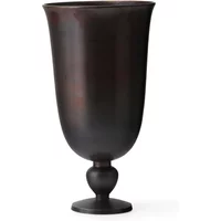 Audo Copenhagen Audo - Pavot Vase, H 28,7 cm, dunkelbraun