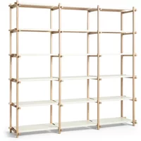 Hay HAY - Woody High, Eiche geseift / almond white