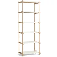 Hay HAY - Woody Column High, Eiche geseift / almond white