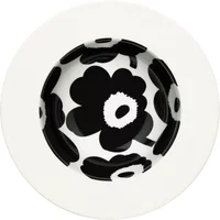 Marimekko Marimekko - Oiva Unikko tiefer Teller, Ø 20 cm, weiß / schwarz