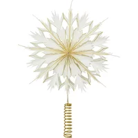 House Doctor House Doctor - Alsta Weihnachtsbaumstern, Ø 25 cm, weiß / gold