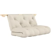 Karup Karup - Hooked 135 Sofabett inkl. Bravo Matratze 135 x 200 cm, beige