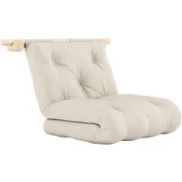 Karup Karup - Hooked Schlafsessel inkl. Bravo Matratze 75 x 200 cm, beige