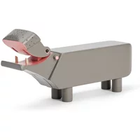 Kay Bojesen Denmark Kay Bojesen - Holz-Flusspferd, H 6 cm Buche grau