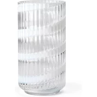 Lyngby Porcelæn Lyngby Porcelæn - Lyngby Glasvase, swirl, H 20,5 cm, transparent