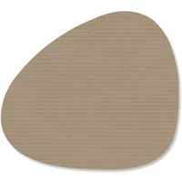 Lind DNA Lind DNA - Glasuntersetzer Curve, Corduroy clay braun