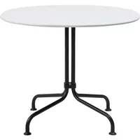 Gubi GUBI - Carmel Bistro Loungetisch, 75 x 75 cm, schwarz / clam white