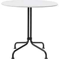 Gubi GUBI - Carmel Bistroesstisch, 75 x 75 cm, schwarz / clam white