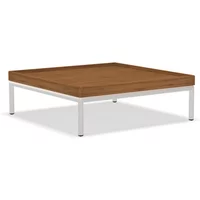 HOUE HOUE - LEVEL-LEVEL 2 Couchtisch, 81 x 81 cm, Bambus / muted white