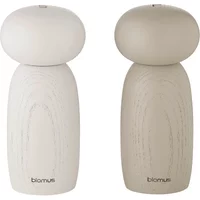 blomus Blomus - Moli Salz- und Pfeffermühle, moonbeam / nomad (2er-Set)