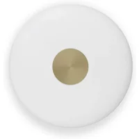Northern Northern - Glint LED Wandleuchte, large, opalweiß / Messing, Ø 36 cm