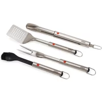 Joseph Joseph Joseph Joseph - GrillOut Ausziehbares Grillbesteck-Set mit Transporttasche (4-tlg.)