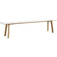 Hay HAY - Copenhague CPH Deux 215 2.0 Bank 200 x 35 x 45 cm, Eiche lackiert / Laminat perlweiß