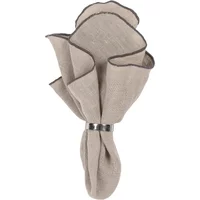 Broste Copenhagen Broste Copenhagen - Gracie Serviette, 45 x 45 cm, taupe warm grey