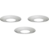 Stoff Nagel STOFF Nagel - Kerzenmanschette, Ø 2,85 cm, Chrom (3er-Set)