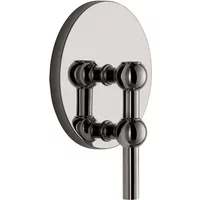 Stoff Nagel STOFF Nagel - Wandhalterung für Kerzenhalter, chrome / schwarz