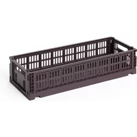 Hay HAY - Colour Crate Korb Mini Oblong, bordeaux, recycled