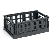Hay HAY - Colour Crate Korb S, 26,5 x 17 cm, charcoal, recycled