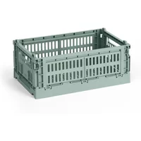 Hay HAY - Colour Crate Korb S, 26,5 x 17 cm, salbeigrün, recycled