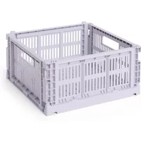 Hay HAY - Colour Crate Korb Square M, 29,5 x 29,5 cm, lavendel, recycled