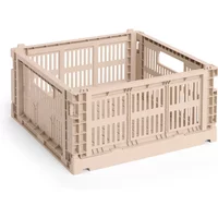 Hay HAY - Colour Crate Korb Square M, 29,5 x 29,5 cm, powder, recycled