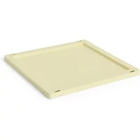 Hay HAY - Colour Crate Square/ Cube Deckel M, Kunststoff, hellgelb