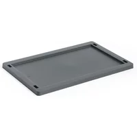 Hay HAY - Colour Crate Kunststoffdeckel S, charcoal