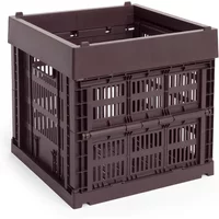 Hay HAY - Colour Crate Korb Cube, 29,5 x 29,5 cm, bordeaux, recycled